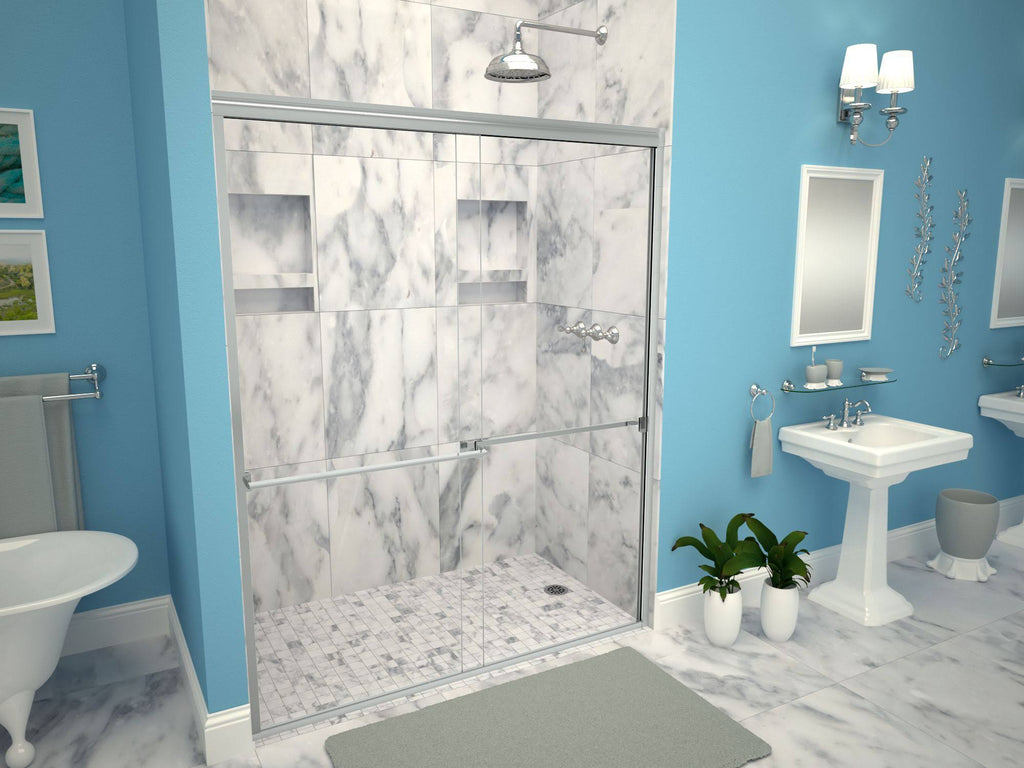 37x22 x 63x22 Shower Base with Drain Plate W2871