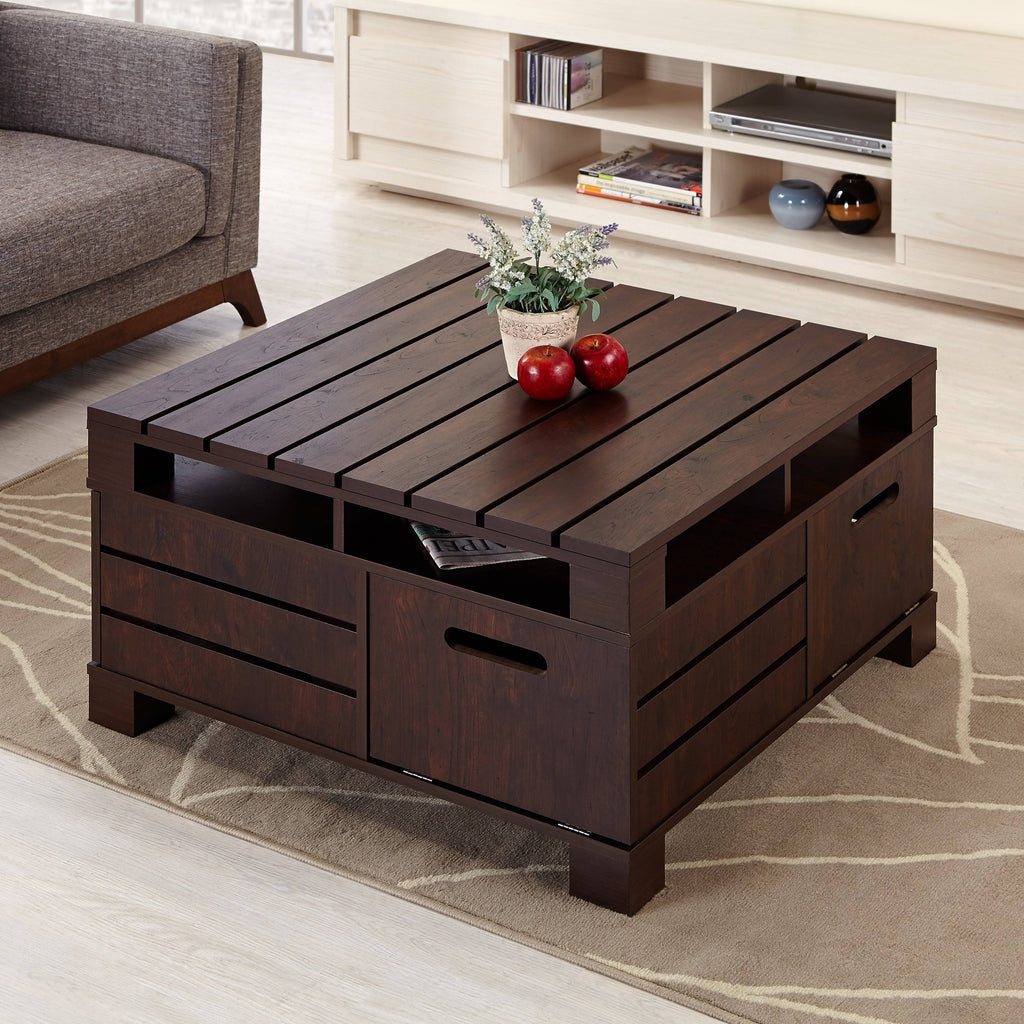 Black Storage Coffee Table X111365