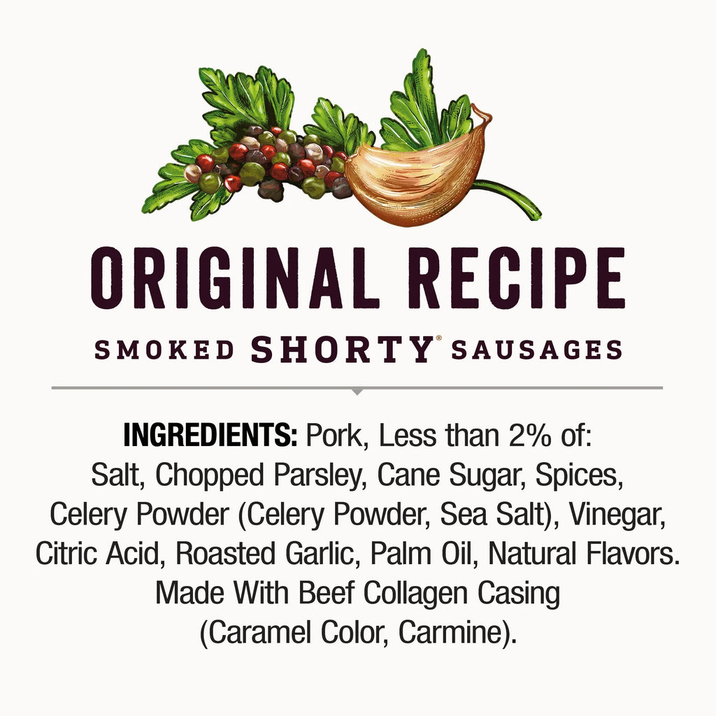 Smoked Shorty Sausages, 12 Ct Y2526