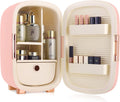12 Liter Portable Mini Fridge with Interior LED Lights D940332
