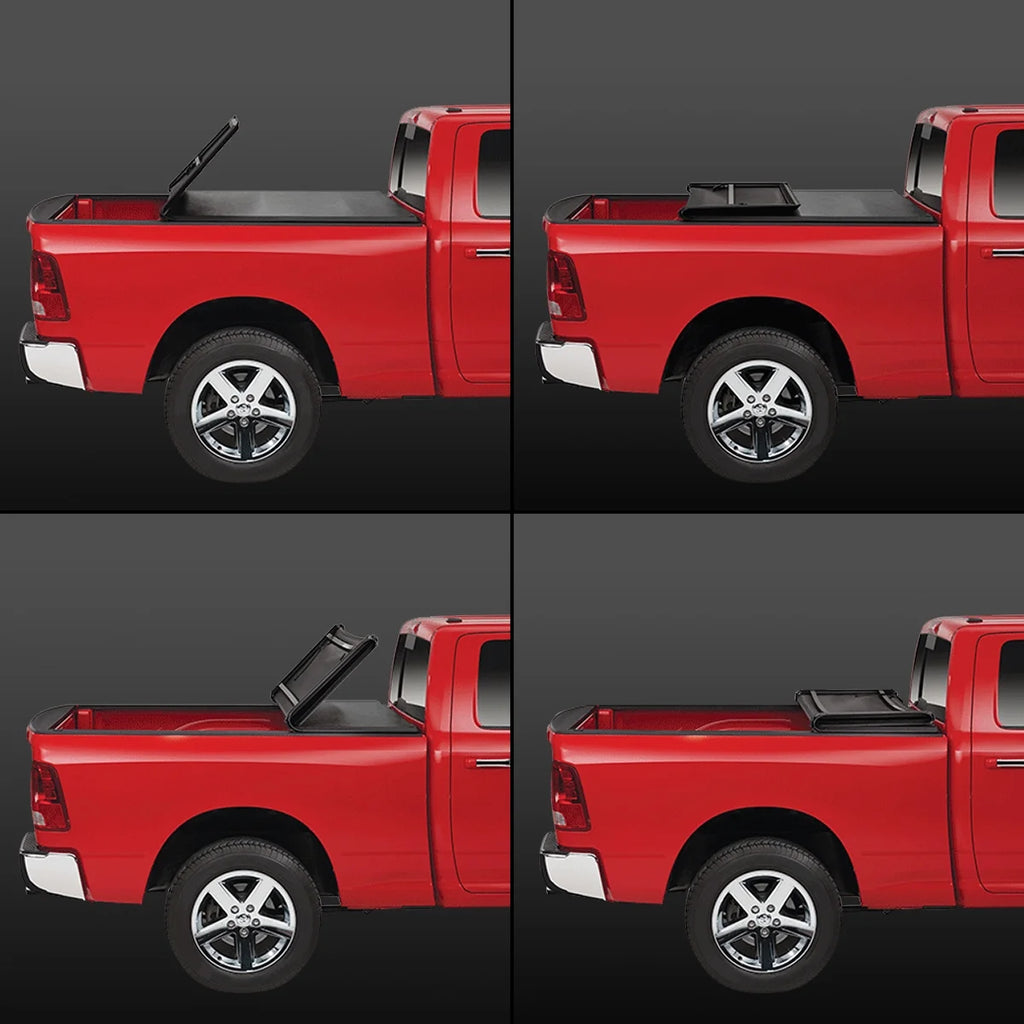Adjustable Tri-Fold Soft Top Tonneau Cover N9848