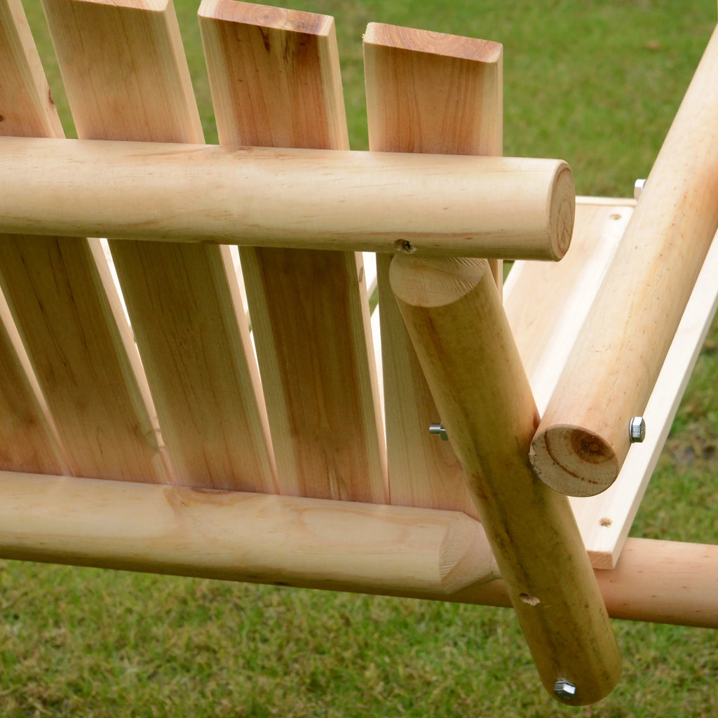 Natural Wooden Porch Swing Bench M533