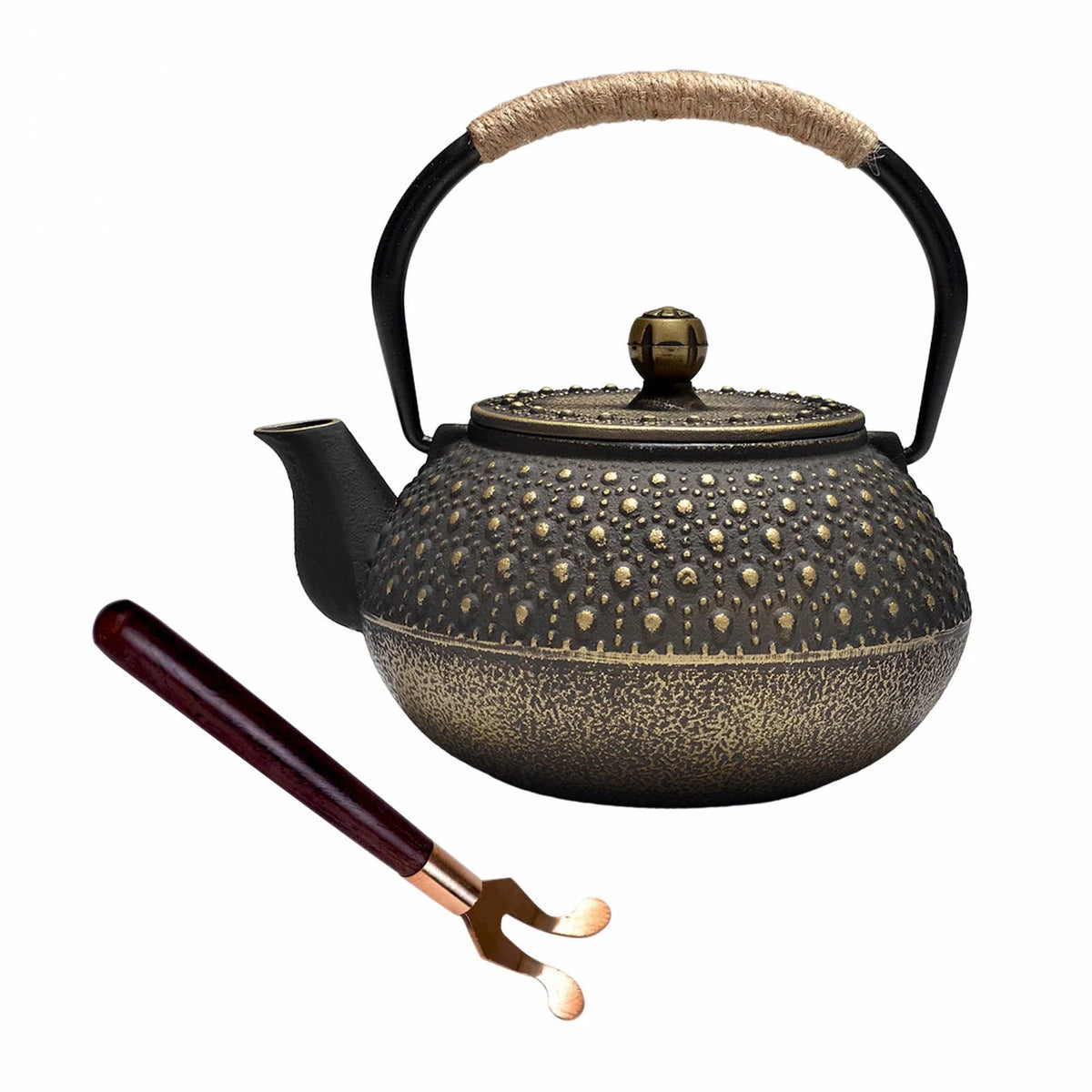 Cast Iron Teapot Farmhouse Tea Kettle C43508