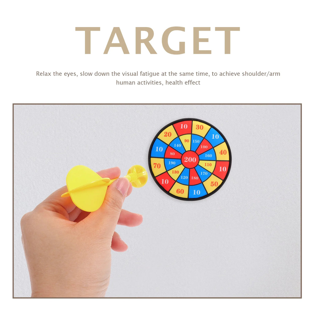 13Pcs Kids Sticky Target Darts Board Toys H754