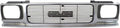 Chrome Shell Grille Assembly with Painted Gray Insert K64043