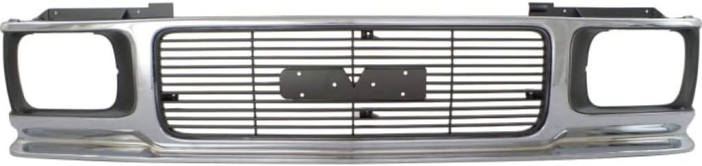 Chrome Shell Grille Assembly with Painted Gray Insert K64043