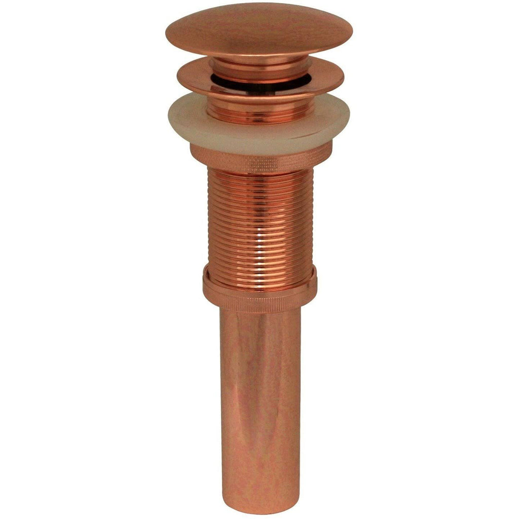 Brushed Nickel Pop-Up Mushroom Drain W950