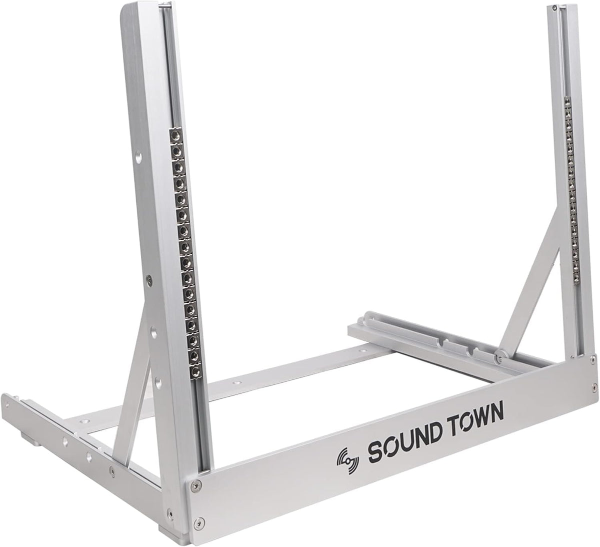 8U Aluminum 2-Post Desktop Open-Frame Rack X648592