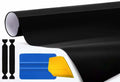 Satin Black Vinyl Wrap Roll 3ft x 5ft Pack of 2 M625