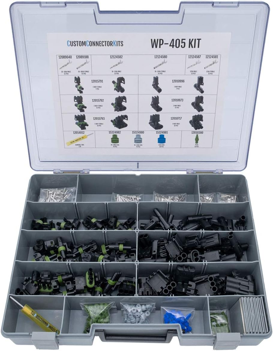 405 Piece Sealed Automotive Electrical Connector Kit U752