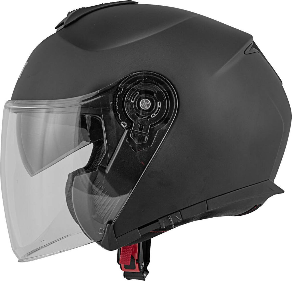 Black Solid Color Jet Helmet, Size M H763339