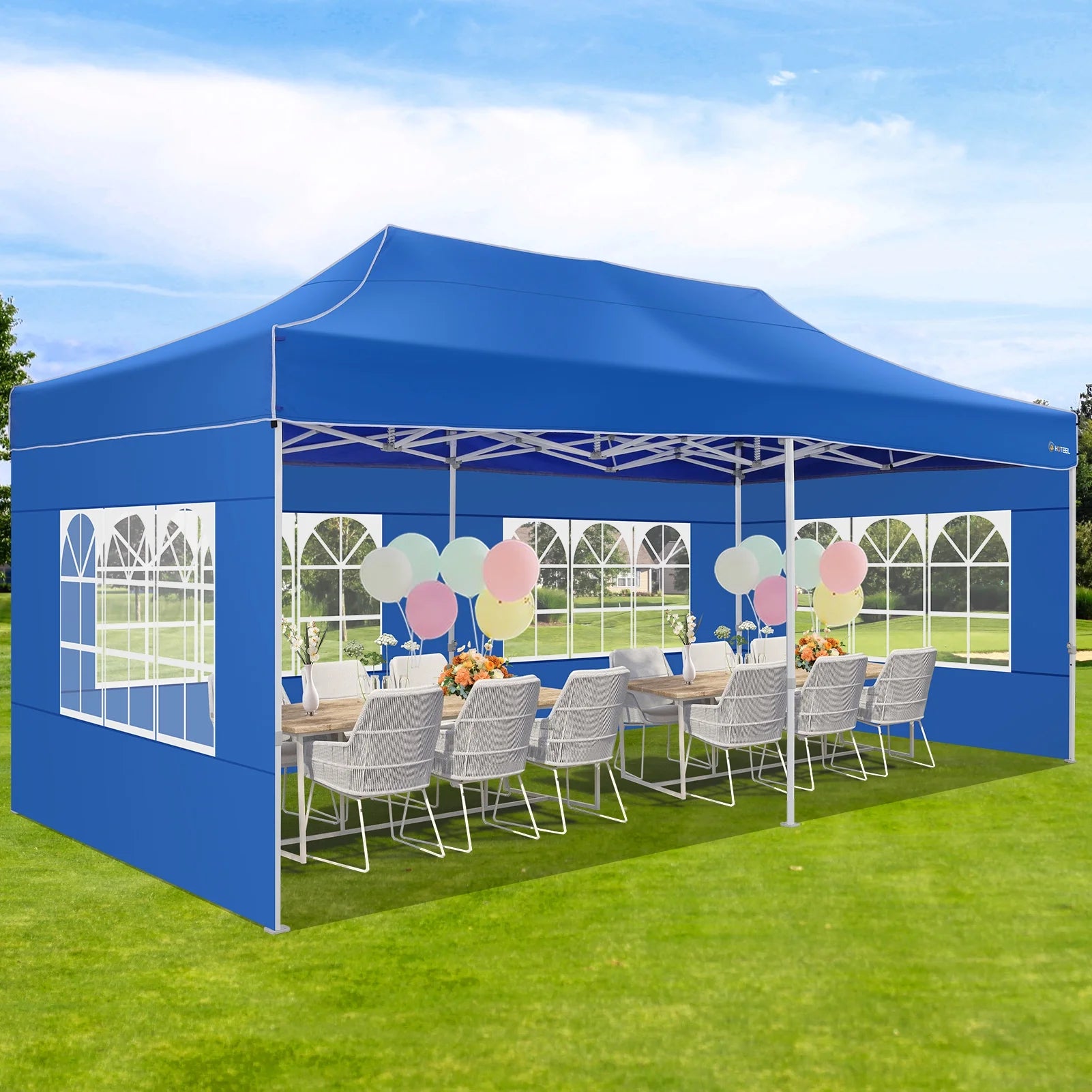 10x20 Pop Up Canopy Tent with Roller Bag N683956