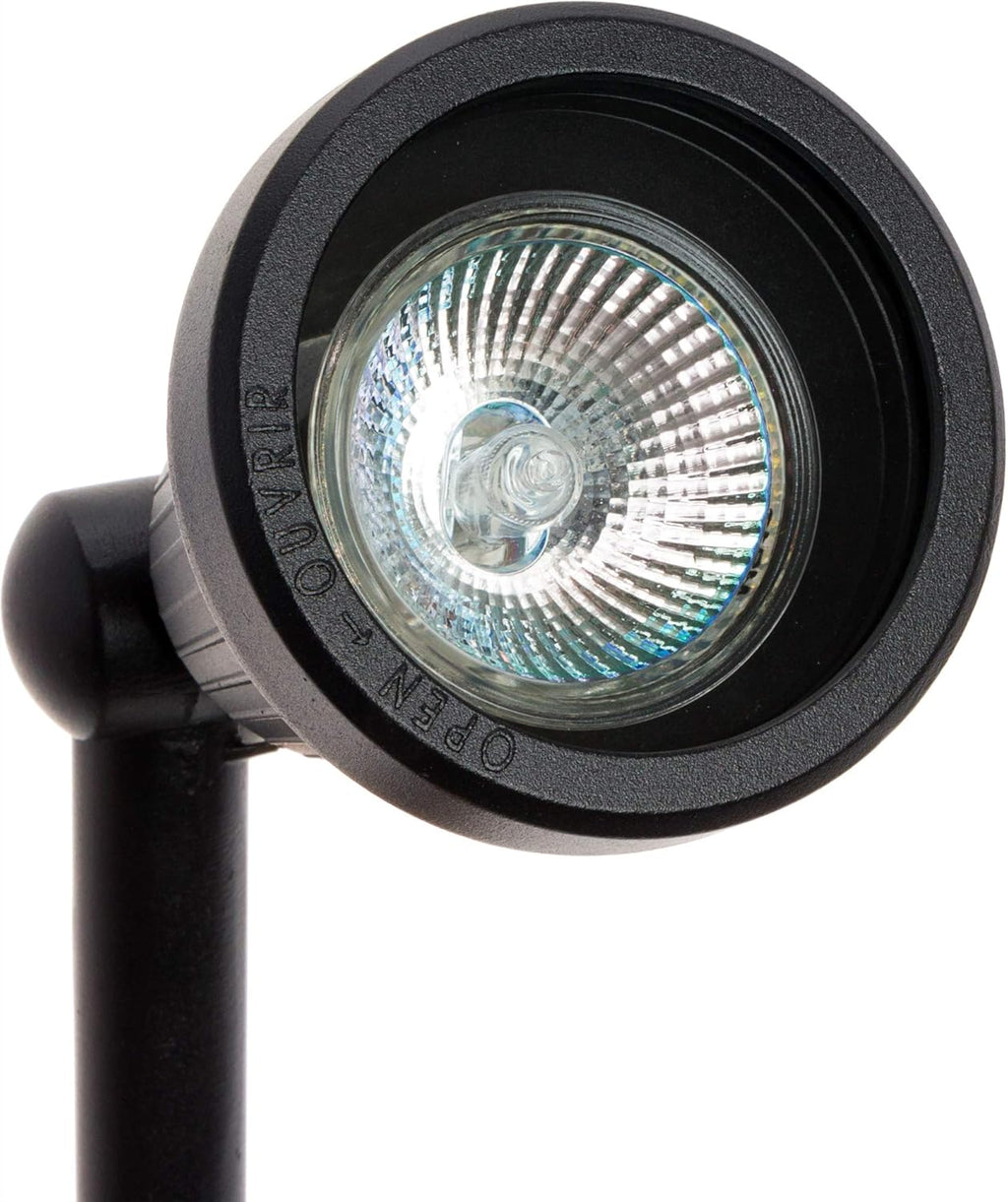 Black Cast Aluminum 20W Spotlight 4 Pack I410