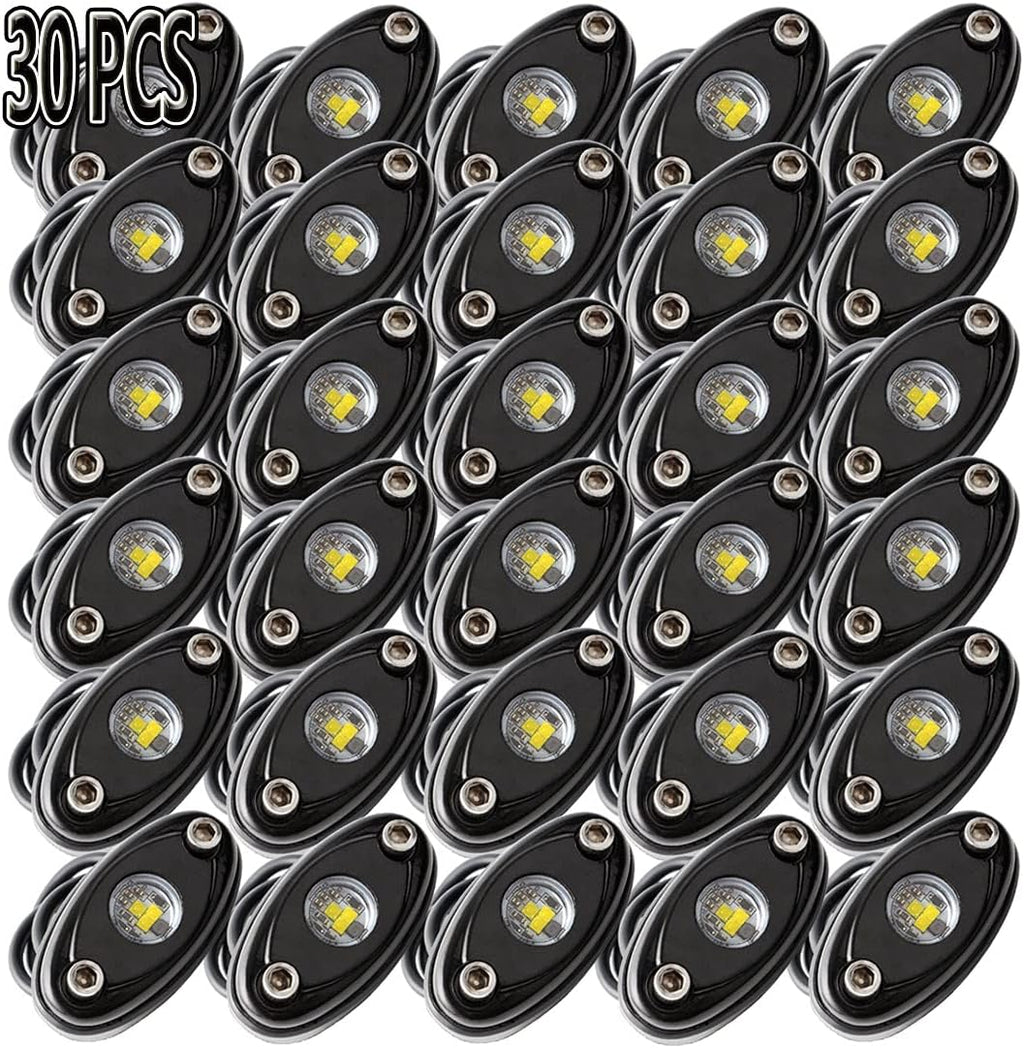 White LED Rock Lights 40PCS B17964