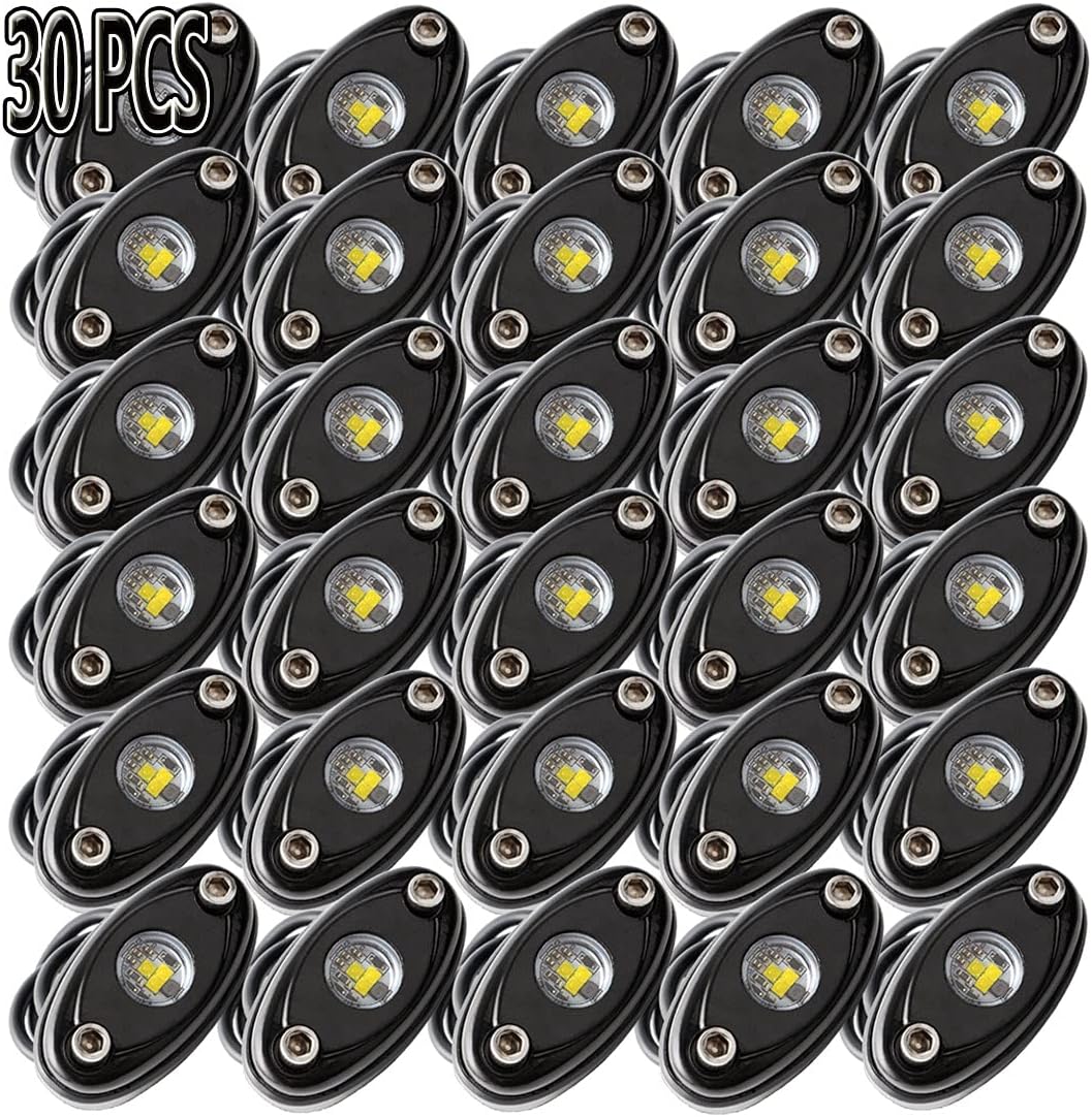 White LED Rock Lights 40PCS B17964