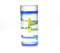 Blue Spiral Cylinder Motion Bubbler R371862