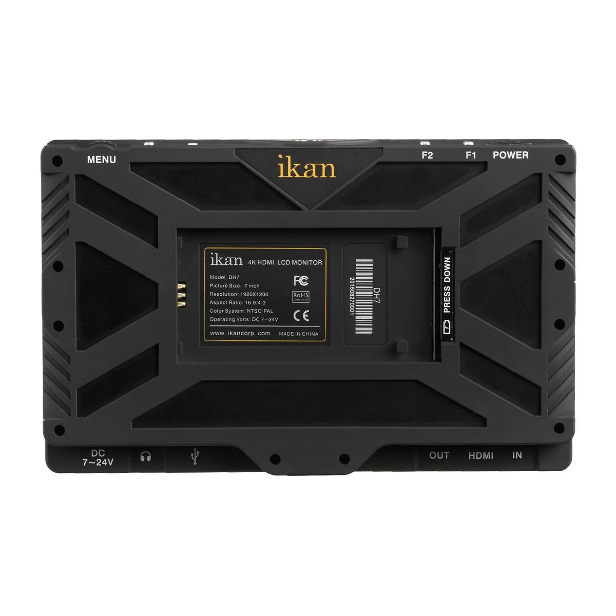 7x22 4K HDMI On-Camera Field Monitor B9328