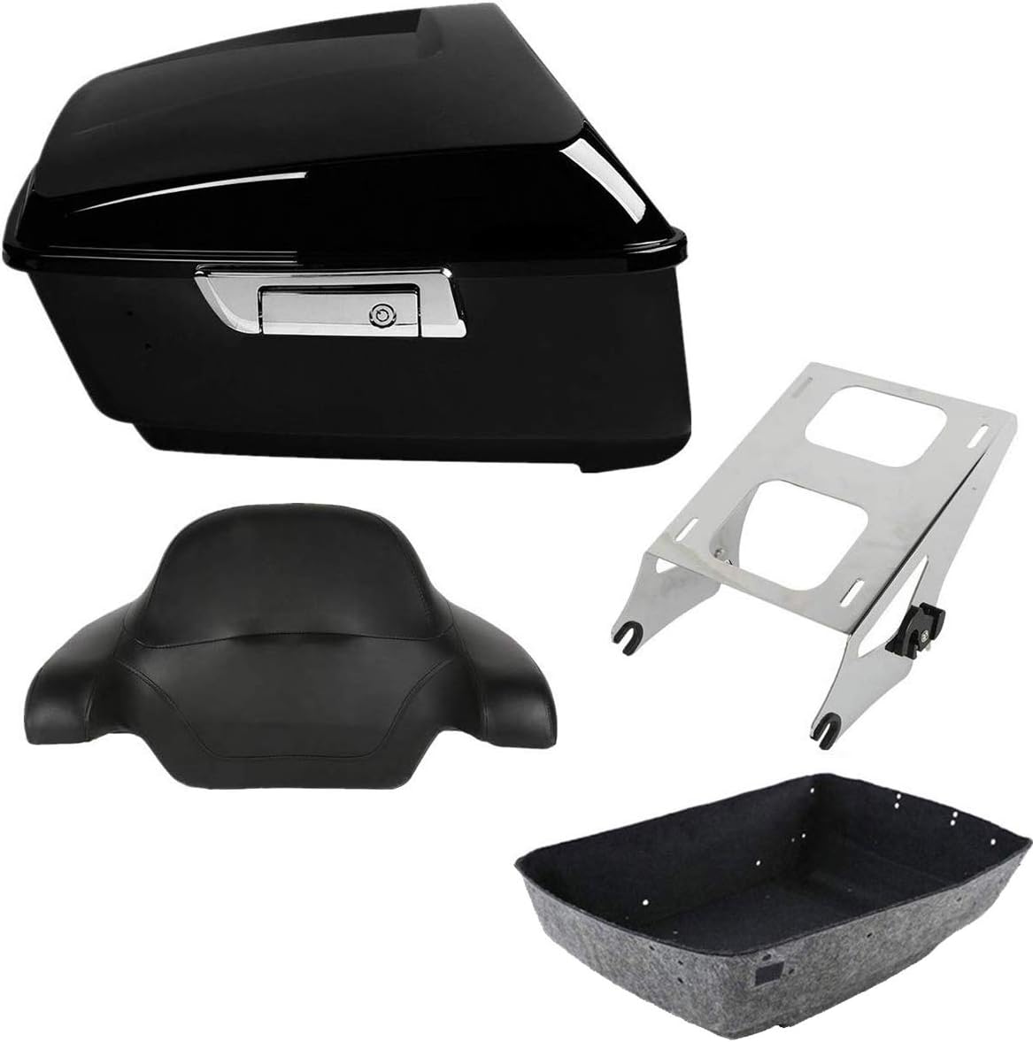 King Pack Trunk Backrest with Rack Mounting Rack C156