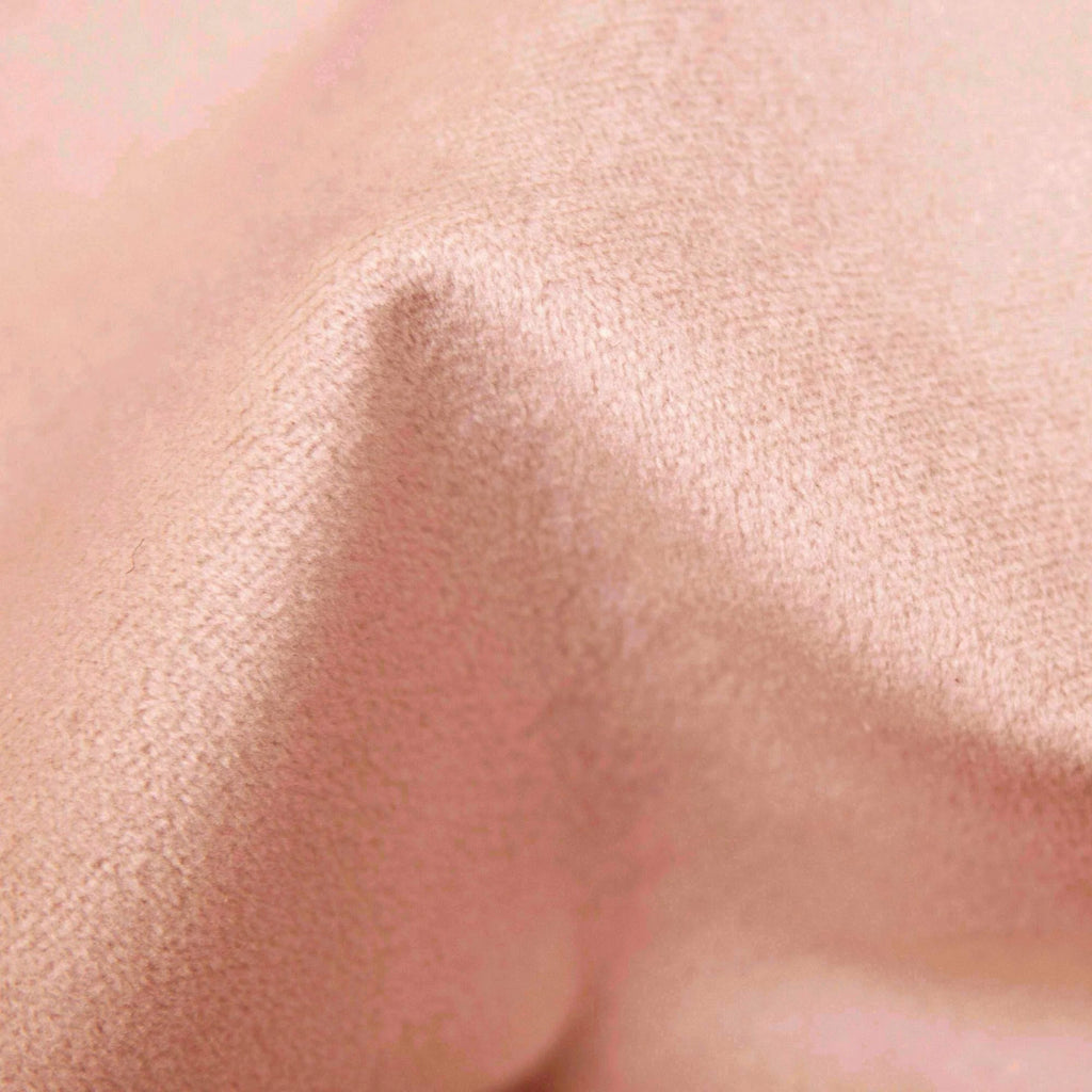 Blush Velvet Wingback Bed D72848