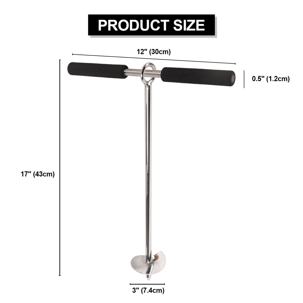 Stainless Steel Sand Anchor with Removable Handle Z956903