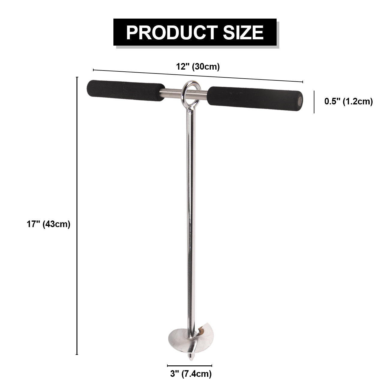 Stainless Steel Sand Anchor with Removable Handle Z956903