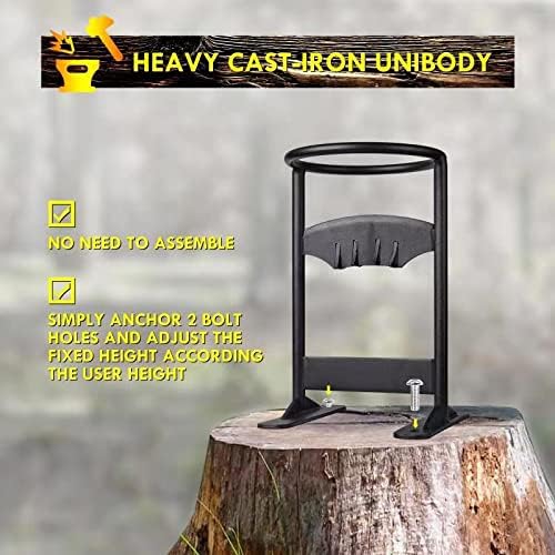 Firewood Kindling Splitter Racker Hand Cutter Wood Log Cracker Splitter R766418