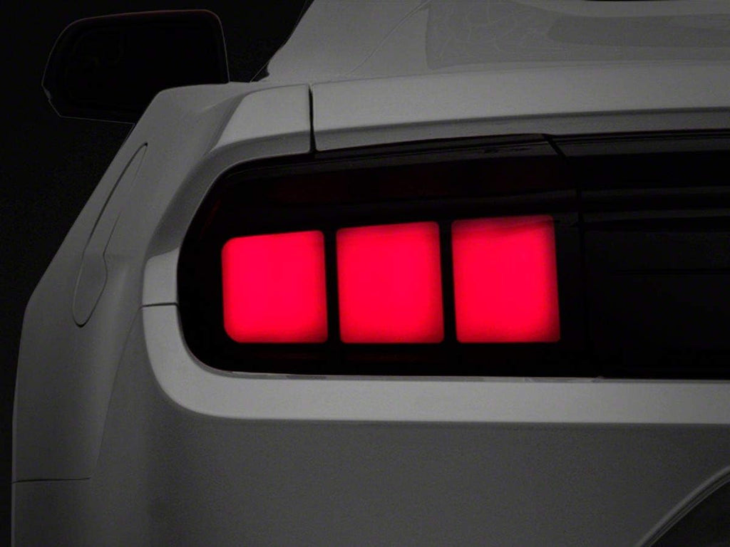Gloss Black LED Tail Lights with Smoked Lens C47375