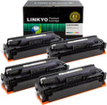 Compatible Toner Cartridge 4-Pack for HP 410X High Yield CF410X CF411X CF412X CF413X Black Cyan Magenta Yellow F60002