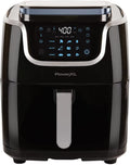 7 QT 10-in-1 Black Air Fryer Steamer Combo F831903