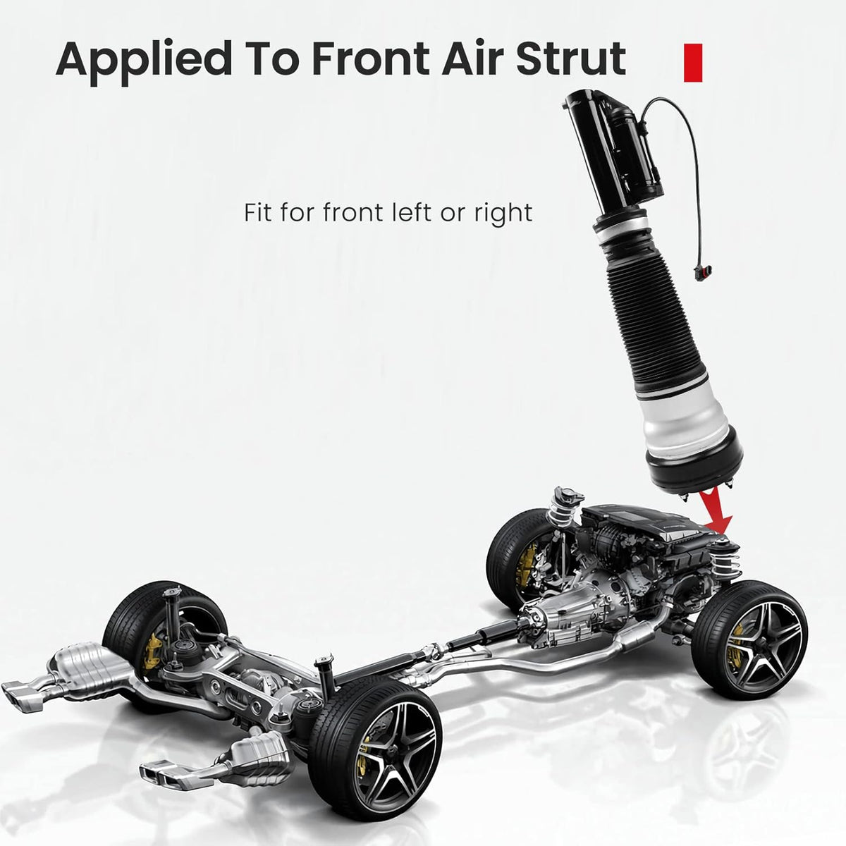 Front Air Strut Absorber Air Suspension Shock H5679