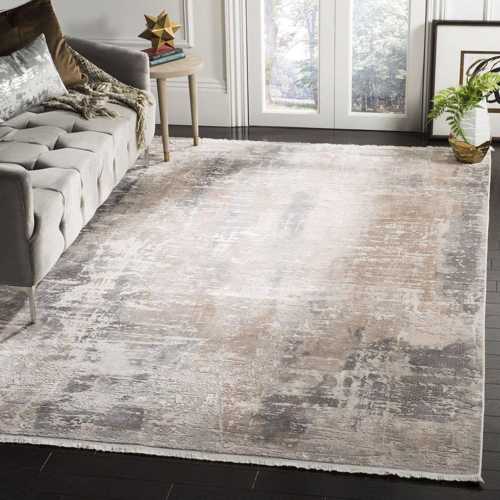 Beige / Brown Runner Rug E9511