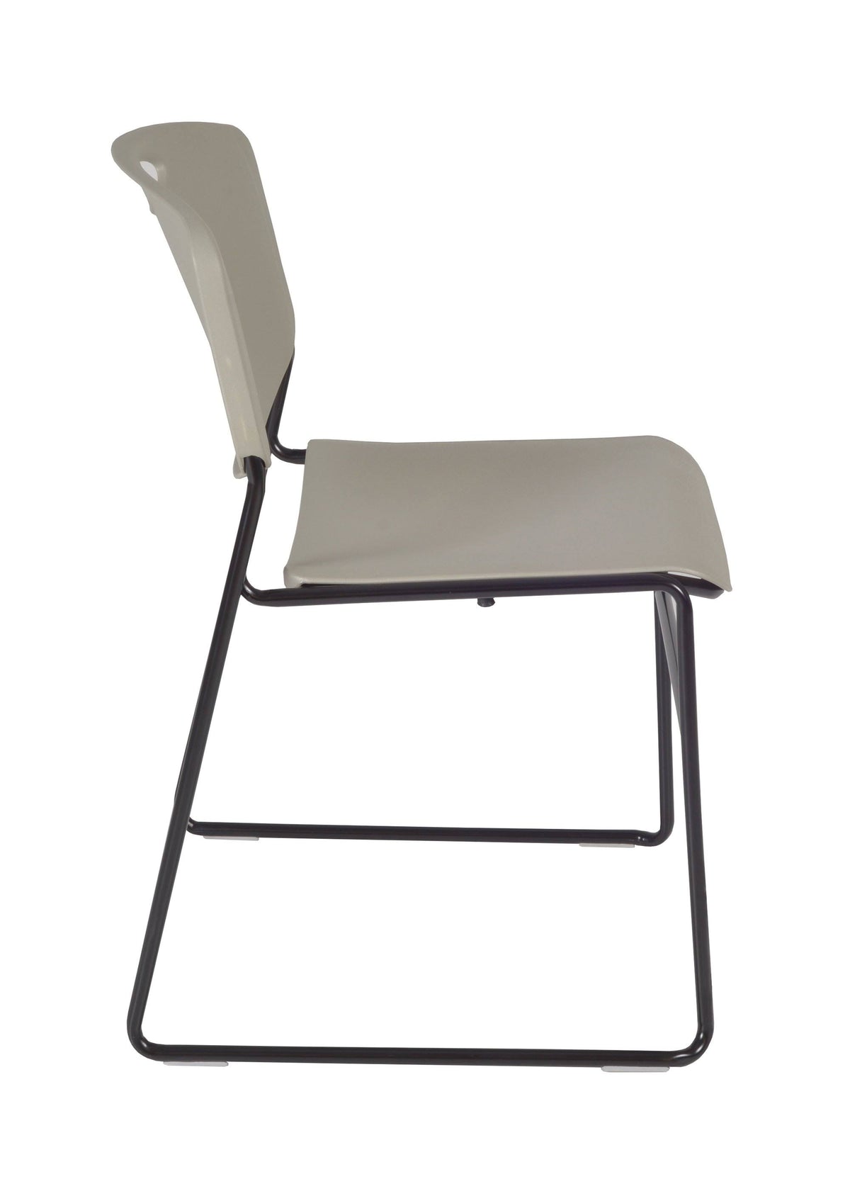 36x22 Round Breakroom Table with 4 Stack Chairs P87037
