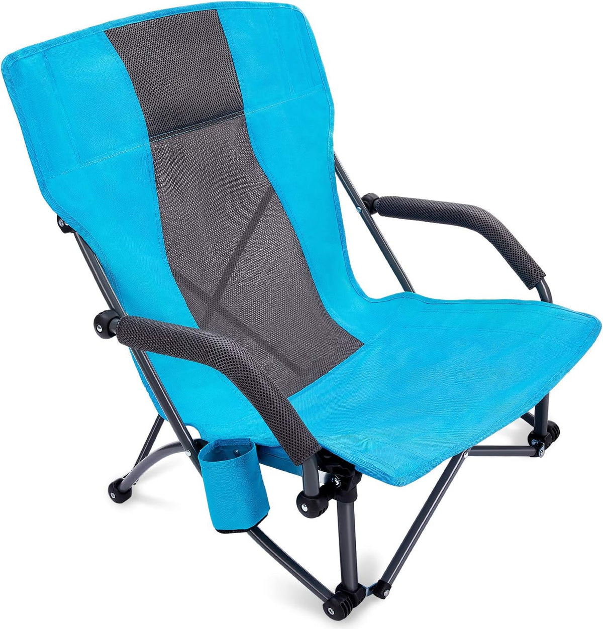 Low Sling Folding Beach Chair with Carry Bag A2531
