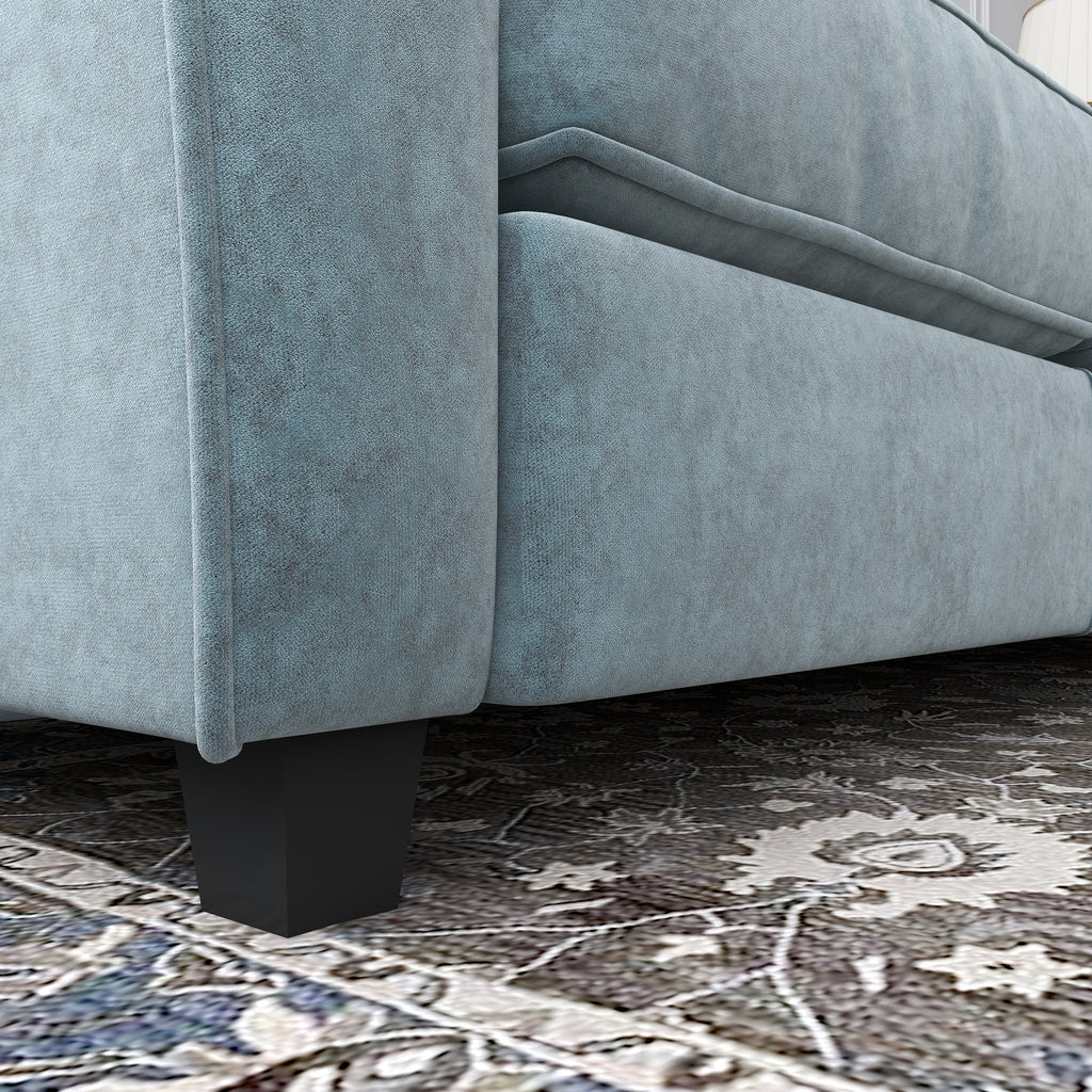 Grey Velvet Loveseat Sofa Covers O8189