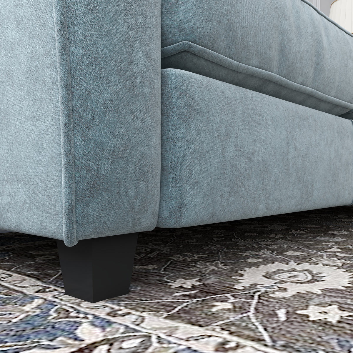 Grey Velvet Loveseat Sofa Covers O8189