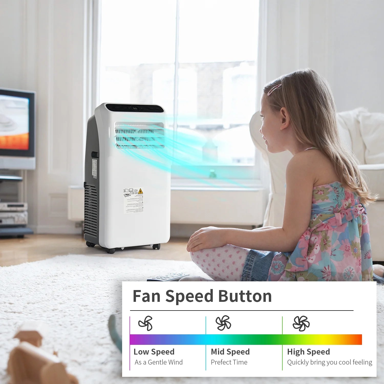 11500 BTU Portable Air Conditioner 4-in-1 AC Unit N749