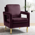 Purple Velvet Armchair A640
