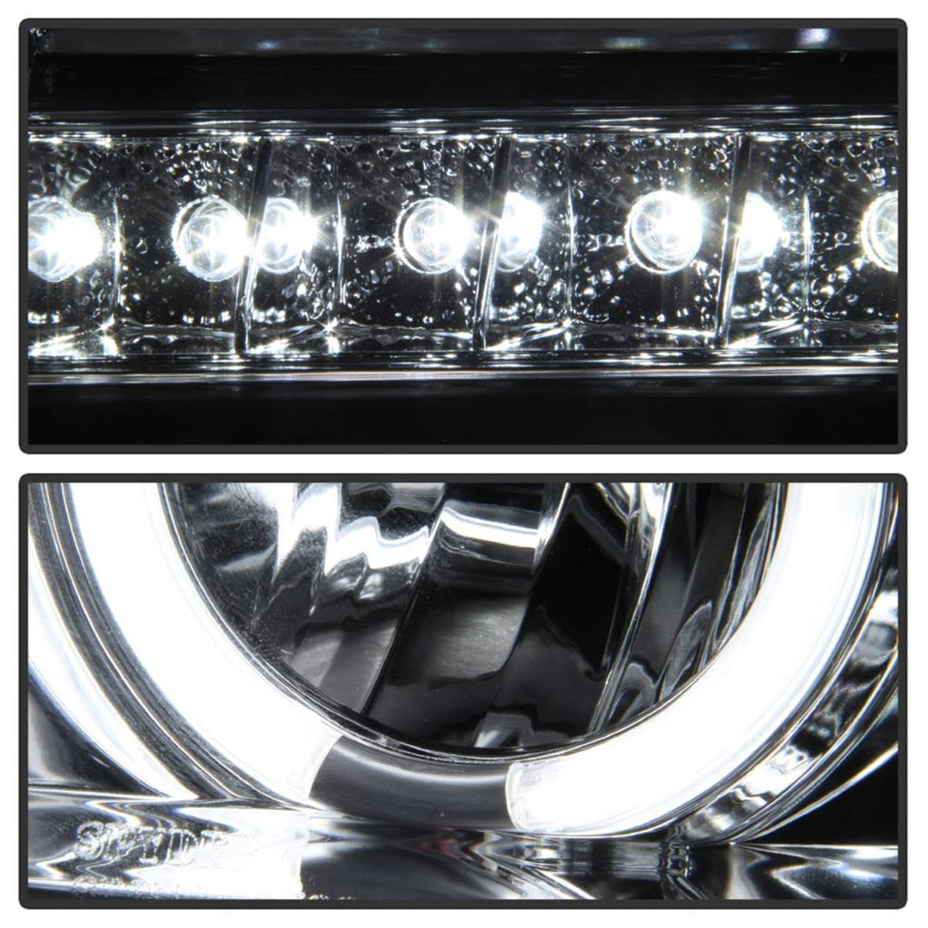 Chrome Ccfl Halo Projector Headlights W874