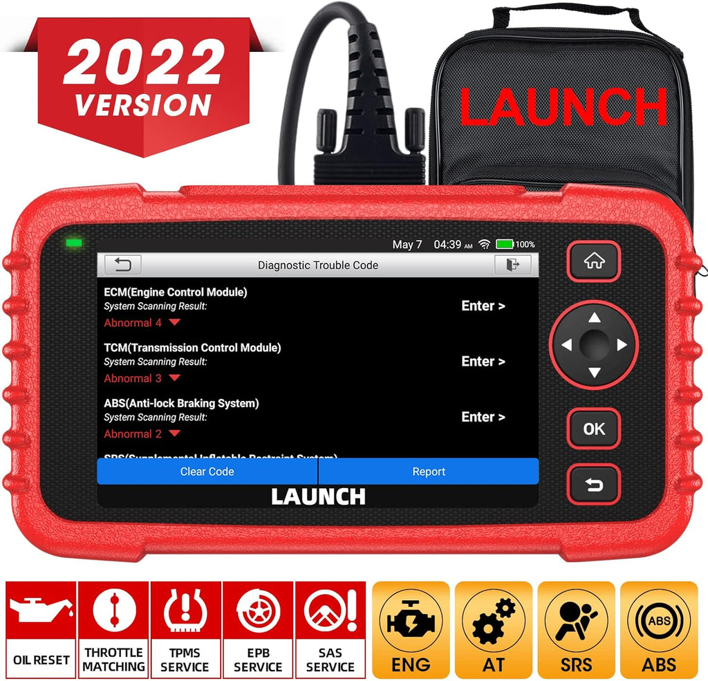 OBD2 Scanner Diagnostic Tool with ABS SRS Transmission Code Reader N4701