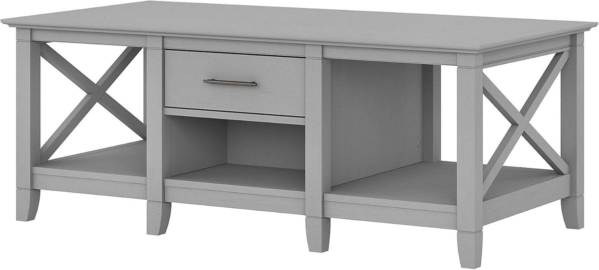 Cape Cod Gray Coffee Table with Storage A2633