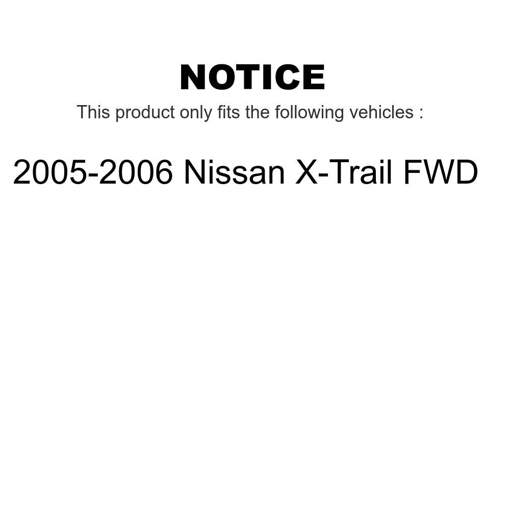 Rear Wheel Bearing Pair for Nissan X-Trail O599
