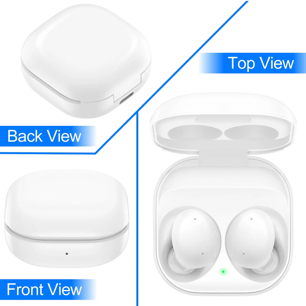 White Truly Wireless Bluetooth Headphones with Noise Isolation J138113