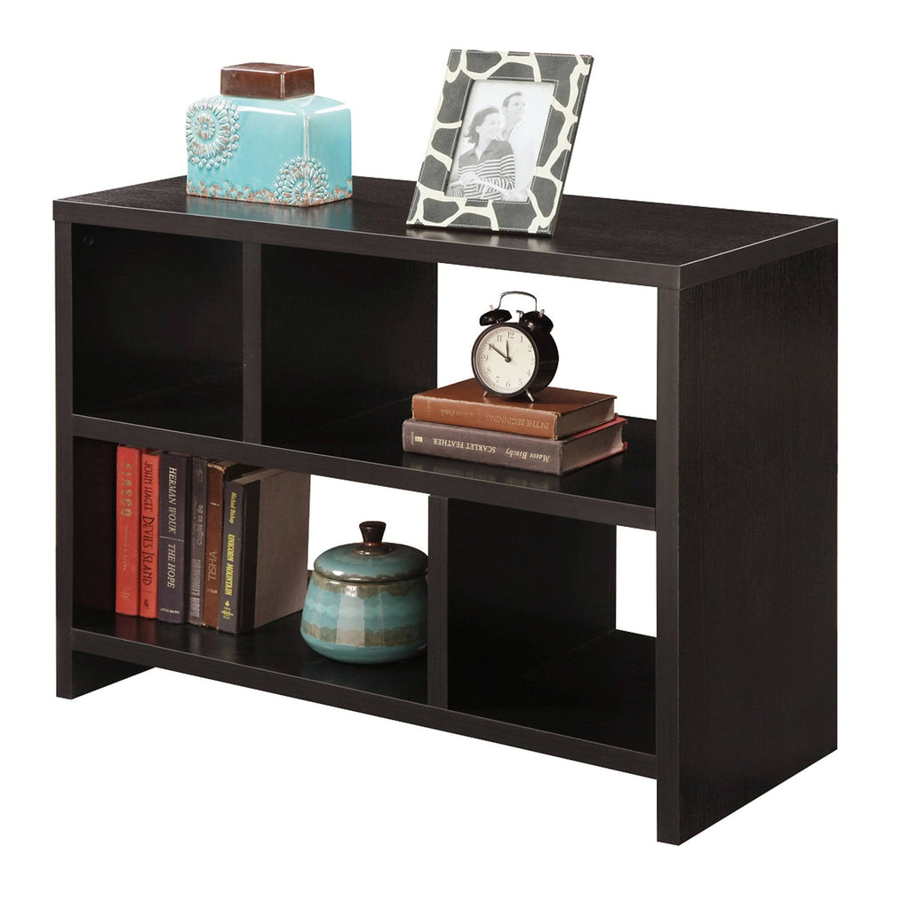 White Faux Marble 3 Tier Bookcase B853