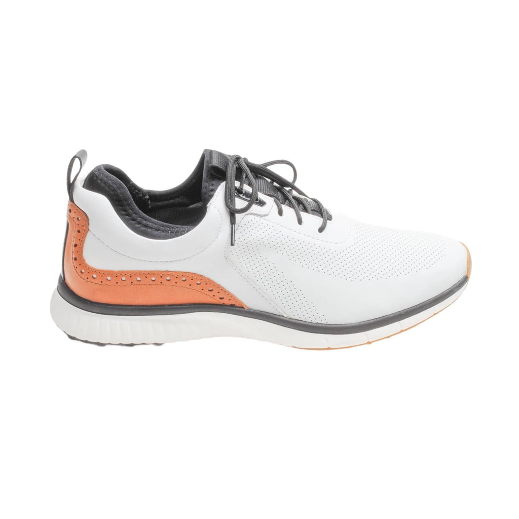 White Leather Hybrid Shoes D248721