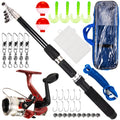 Telescopic Fishing Rod and Reel Combo with Carry Case 36pcs Fishing Tackle Set T11265