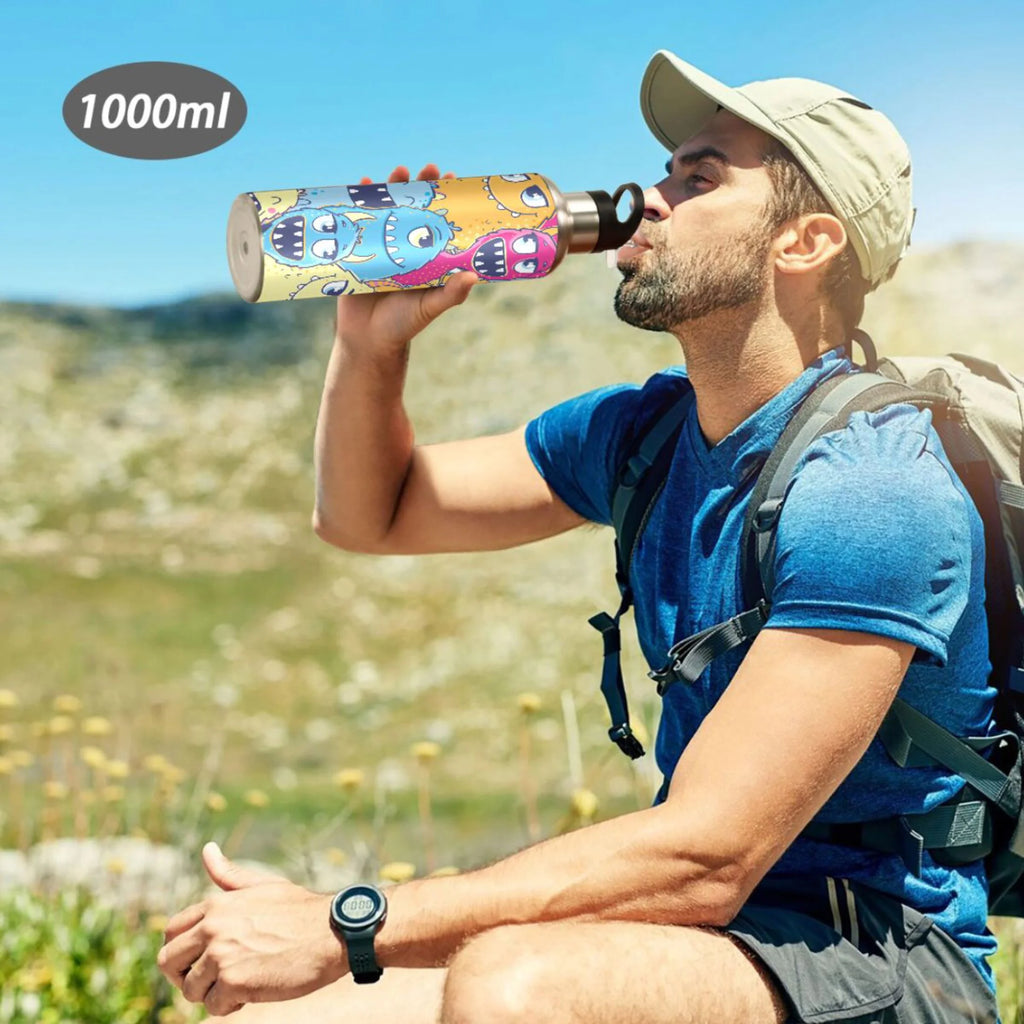Stainless Steel Insulated Water Bottle with Straw Lid S352158