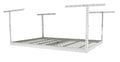 White Overhead Garage Storage Rack U437921