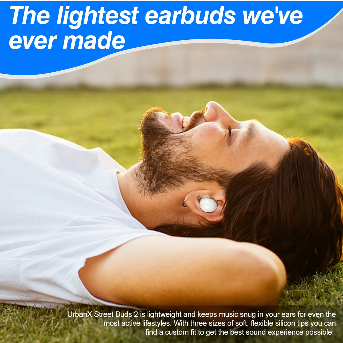 White Truly Wireless Bluetooth Headphones with Noise Isolation J138113