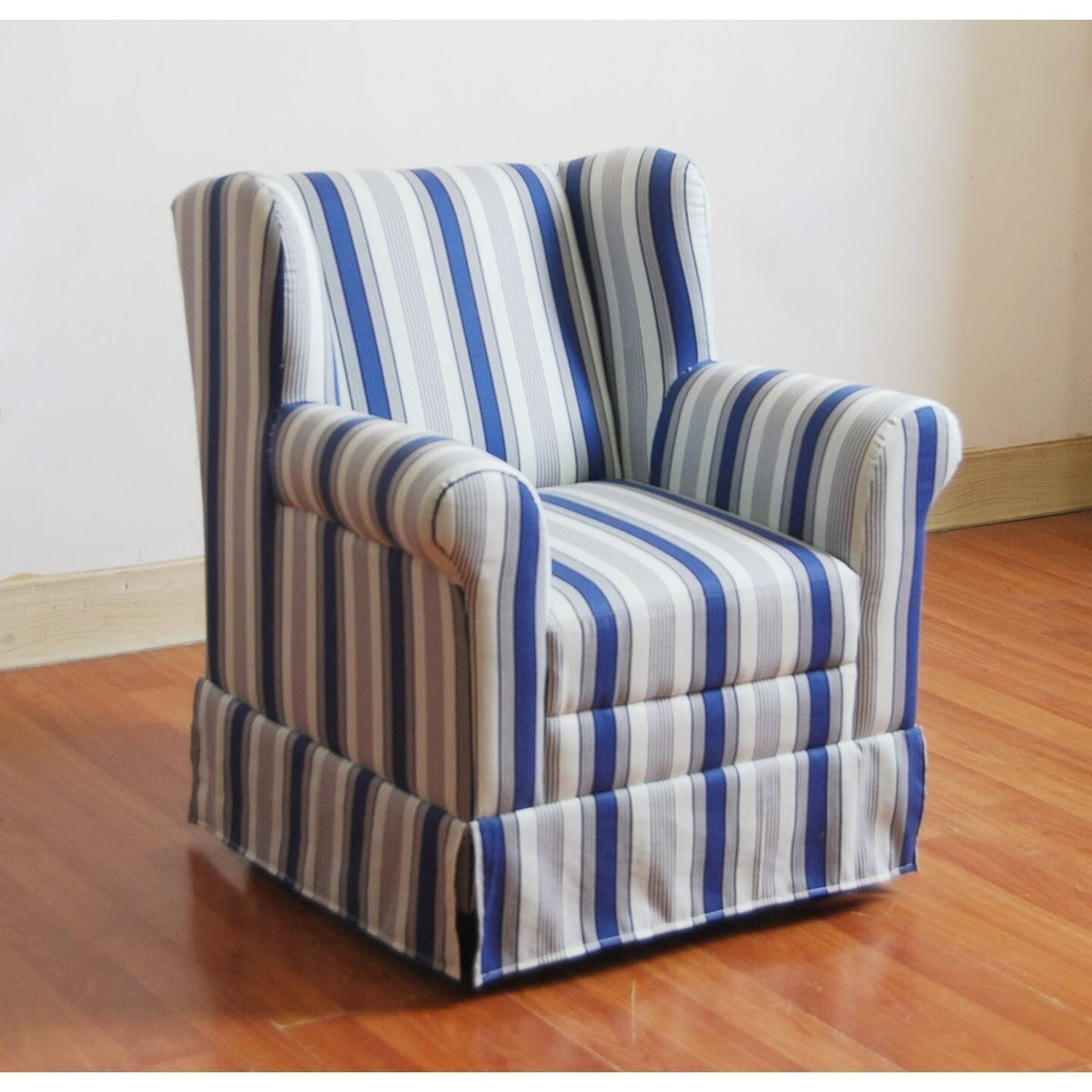 Striped Wingback Chair B26487