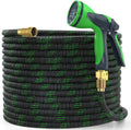 100ft Expandable Garden Hose with 10 Function Nozzle and Solid Brass Fittings B2850